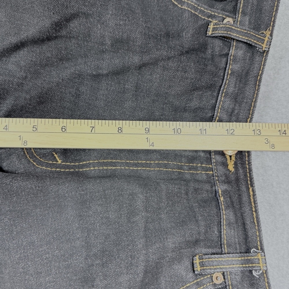 Rocawear Jeans Mens 42x34 Dark Wash Straight Leg Embroidered Logo Y2K HipHop - Picture 13 of 13